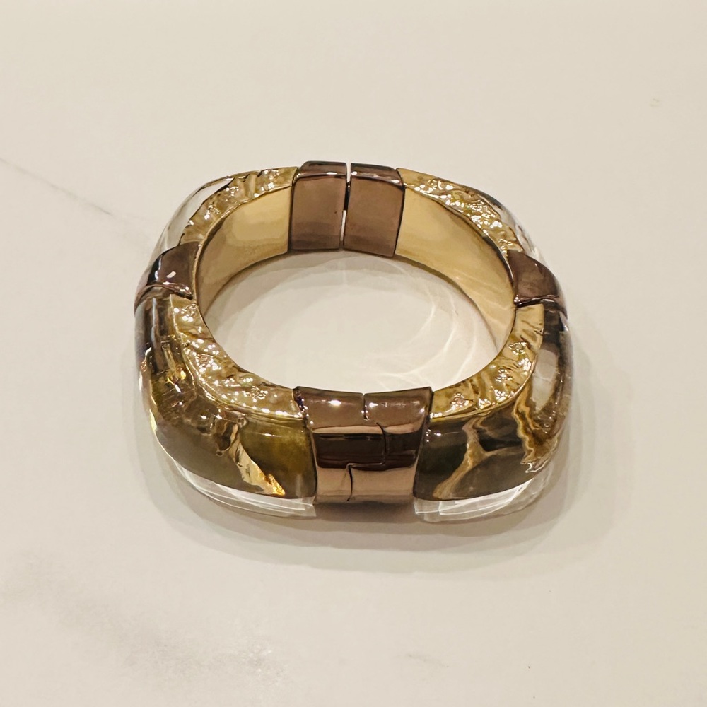 Alexis Bittar Elegant Gold and champaign Women's Bracelet